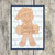Boy Gingerbread Door Hanger - season greetings banner