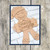 Boy Gingerbread Door Hanger - Merry Christmas banner