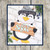 Boy Penguin Door Hanger - Welcome banner