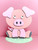 Piggy  freestanding shelf sitter