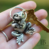 Emily Burke Artwork Tree Frog Keychain Pewter By Emily Burke