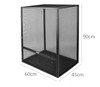 ReptiZoo REPTIZOO Aluminum Screen Cage w24 x d18 x h36