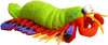 Adore Plush Company Harlequin The Peacock Mantis Shrimp Plush Stuffed Animal Toy 14" 