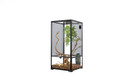 ReptiZoo Full Air Screen Cage With Glass Base & Doors - Hinge Doors 45 x 45 x 90cm