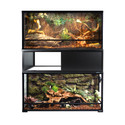 ReptiZoo Terrarium Stackers With Front Sliding Doors