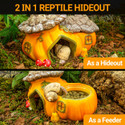 ReptiZoo Multifunctional Pumpkin Castle