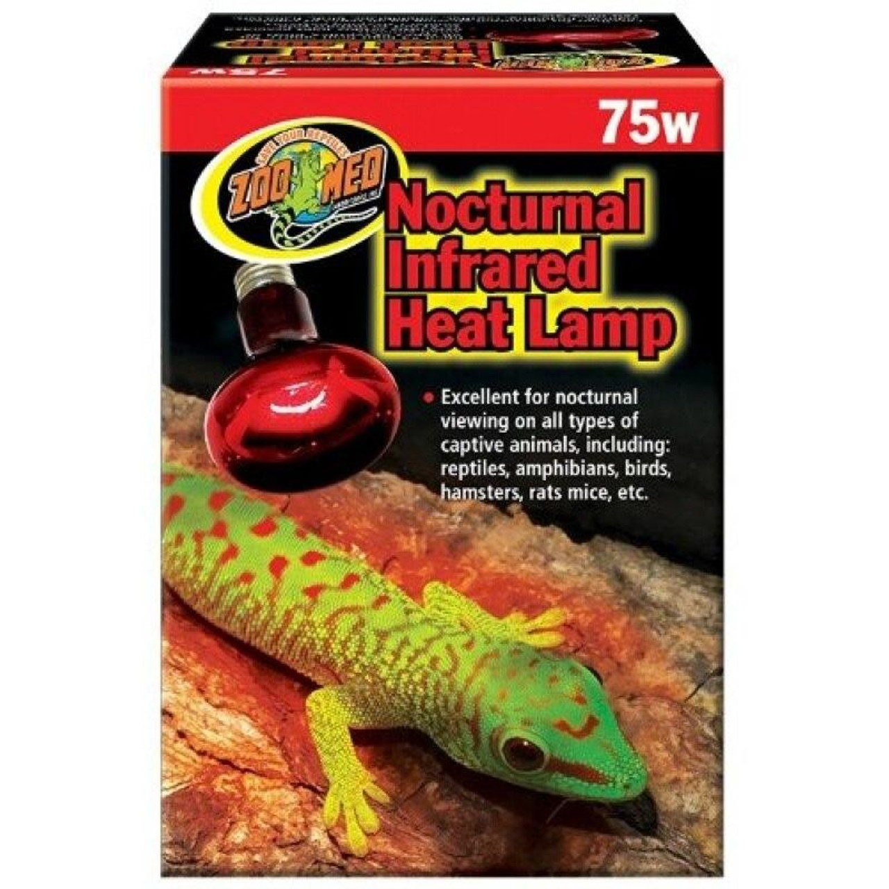 Zoo Med Zoo Med Nocturnal Infrared Heat Lamp 75W