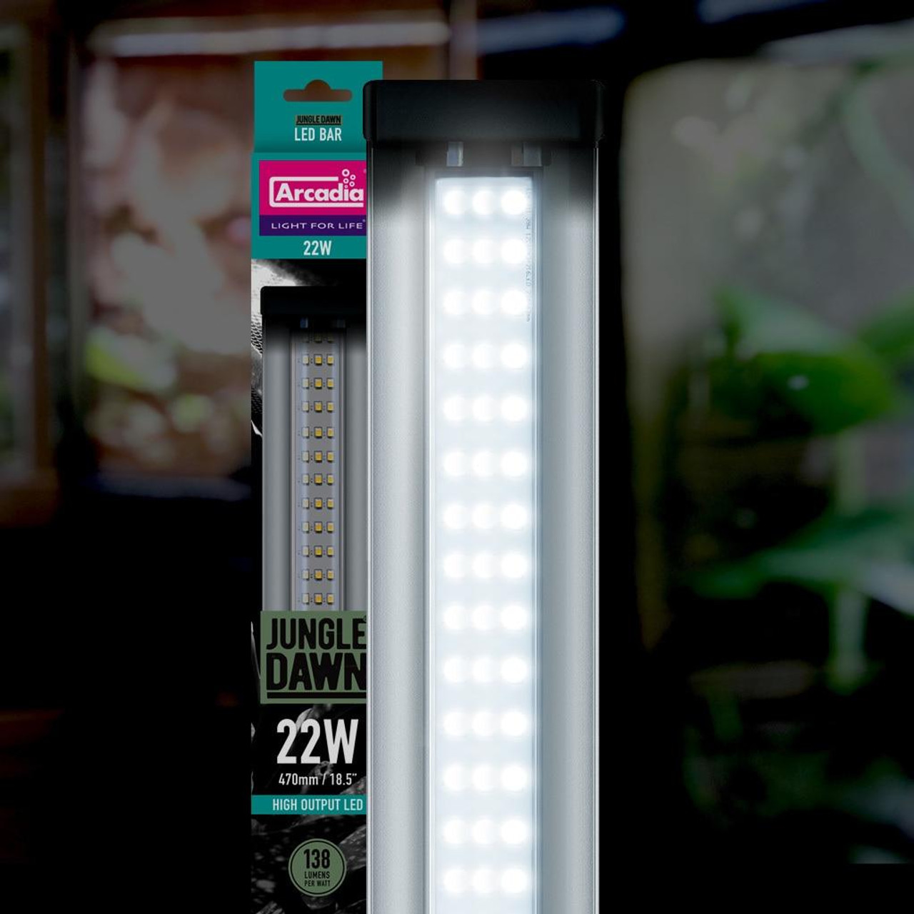 Arcadia Jungle Dawn LED Bar - 18.5" 22 watts ReptilesRuS