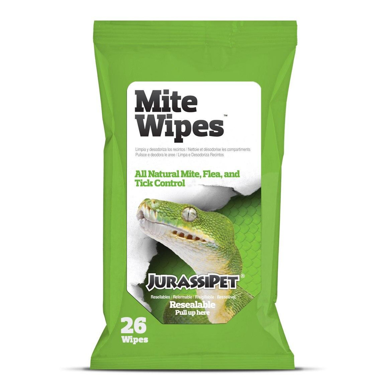 Jurassipet Jurassipet Mite Wipes - 26 Wipes