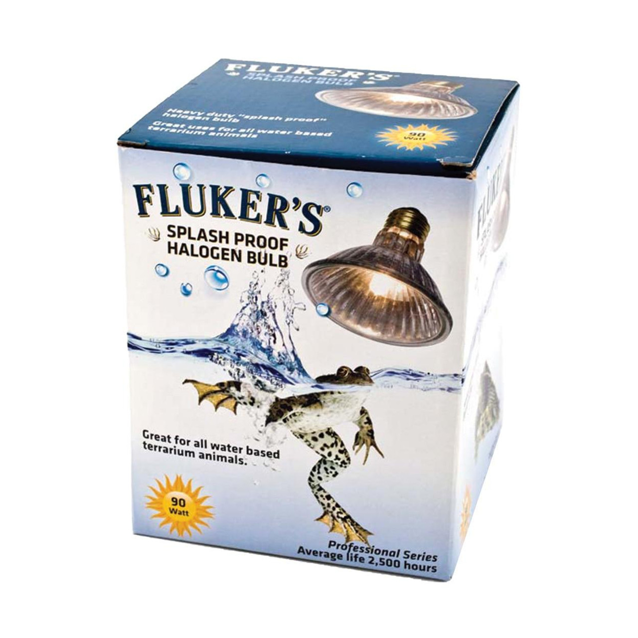 Flukers Flukers Splash Proof Halogen Bulb - 90 Watt