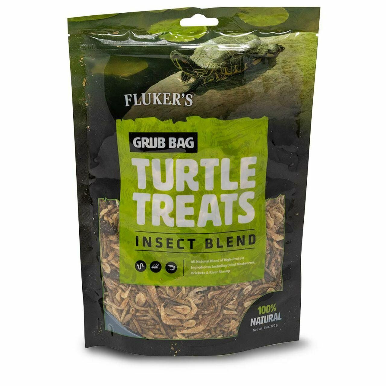 Flukers Flukers Grub Bag Turtle Treats - Insect Blend - 6 oz
