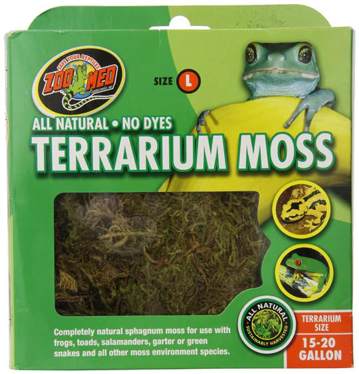 Zoo Med ZOO MED TERRARIUM MOSS 15/20Gal 