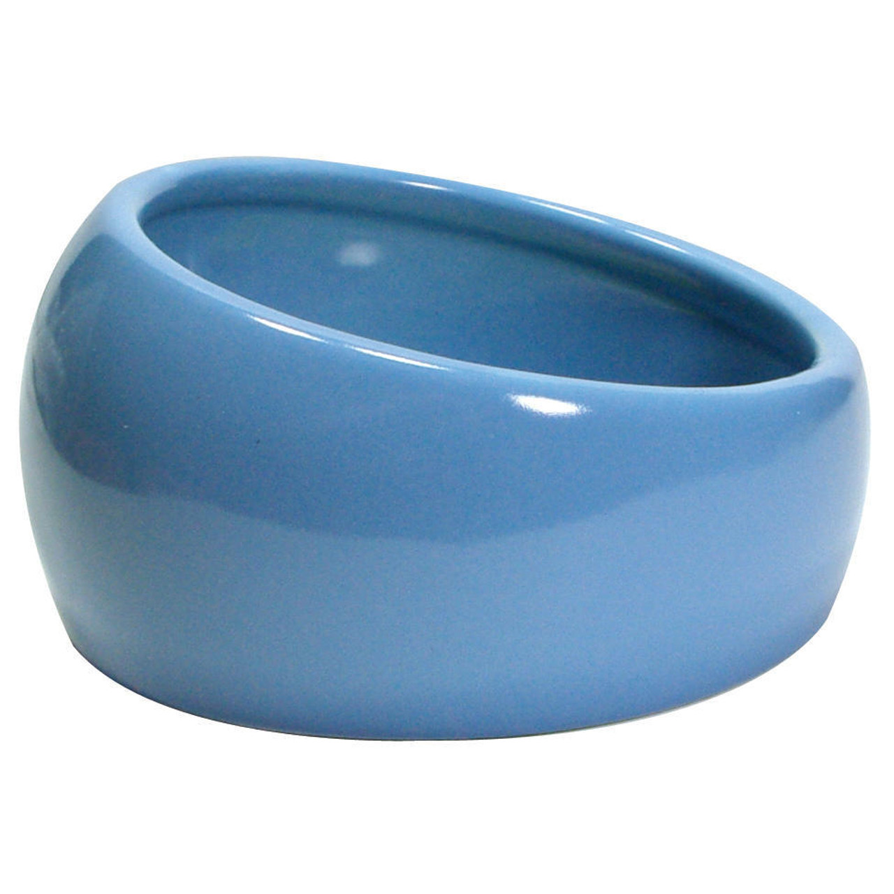 Exo Terra Worm Dish 14oz Blue Ceramic 
