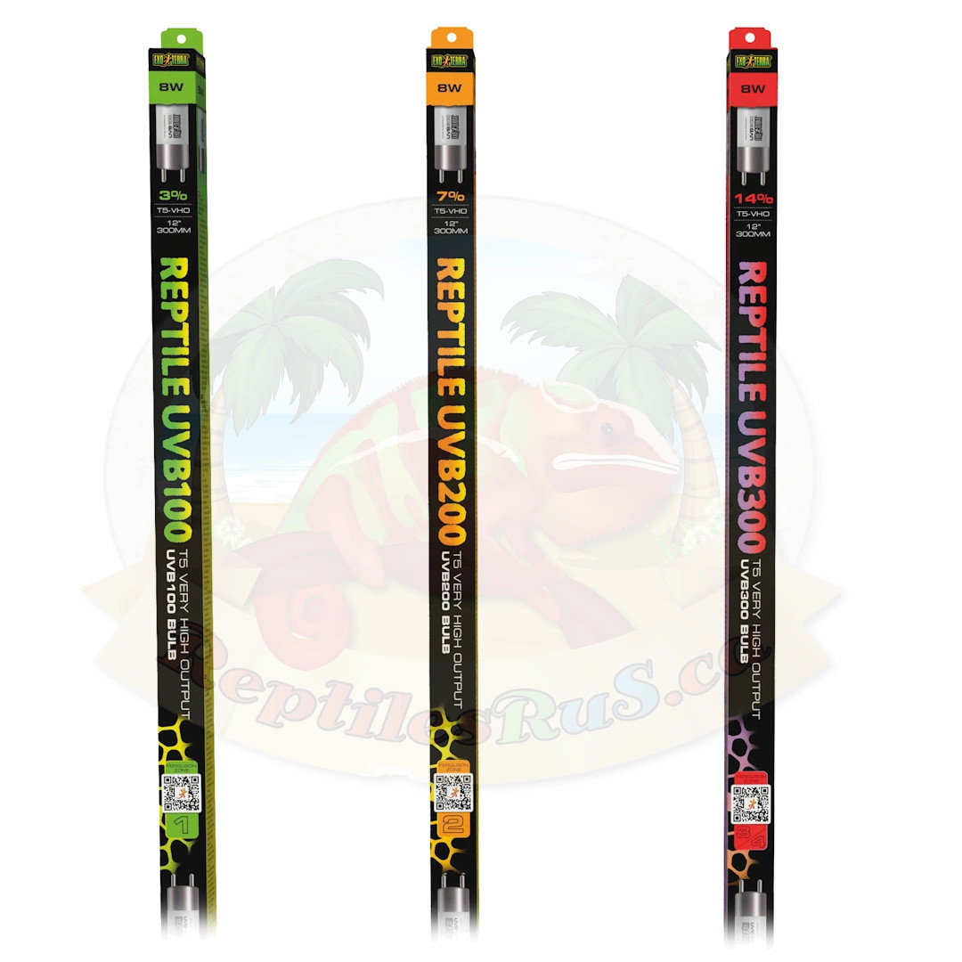 Exo Terra Couvercle d’éclairage T5 Reptile UVB à rendement très élevé - 8 W - 35 cm (14 po)