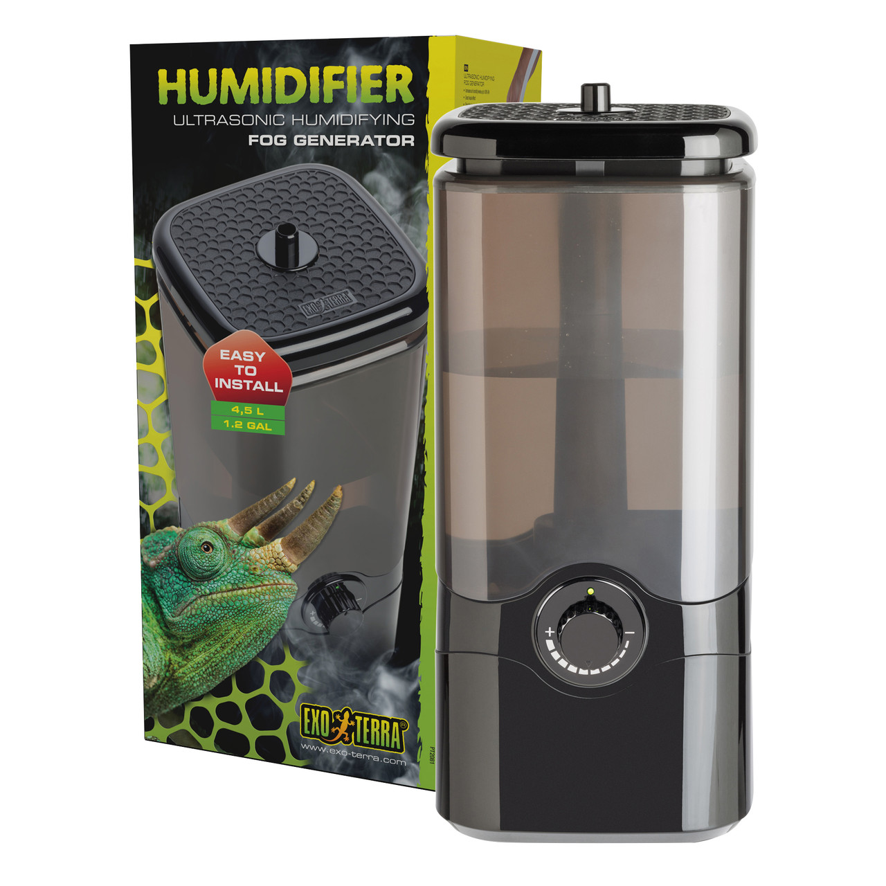 Exo Terra Humidifier Ultrasonic Fog Generator 17 x 17 x 37cm