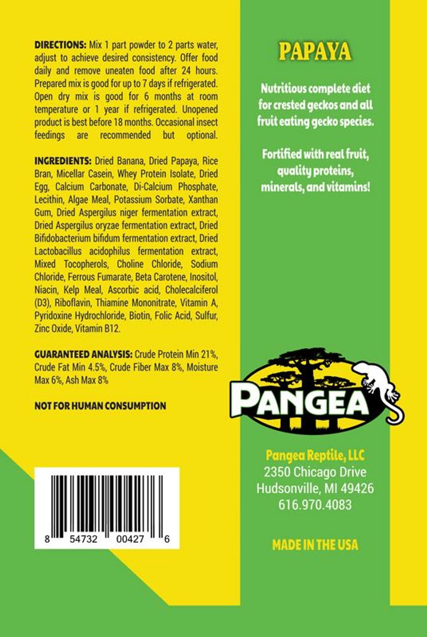 Pangea Pangea Fruit Mix with Papaya Complete Gecko Diet 2oz