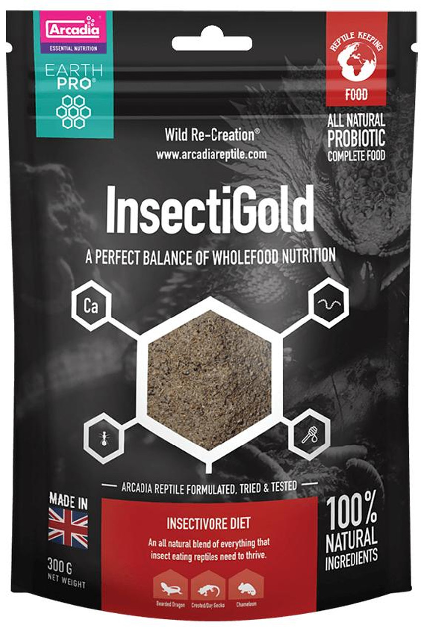 Arcadia Arcadia EarthPro-Insectigold 300g 10.58oz See Note about best before date