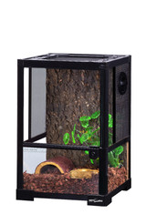 ReptiZoo Flat Packed Reptile Glass Terrariums-Hinge Door 11.8" x 11.8" x 17.7"