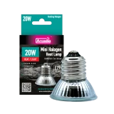 Arcadia Reptile Mini Halogen Heat Lamp, 20 Watt, Single, E26
