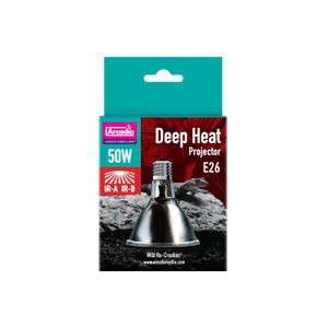 Arcadia Reptile Deep Heat Projector 80W - 110-120V - ReptilesRuS
