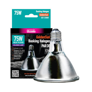 Arcadia Golden Sun Basking Halogen Lamp - 75W