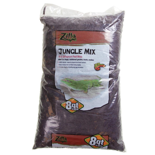 ZIlla Zilla Jungle Mix Premium Reptile Bedding - 8 qt