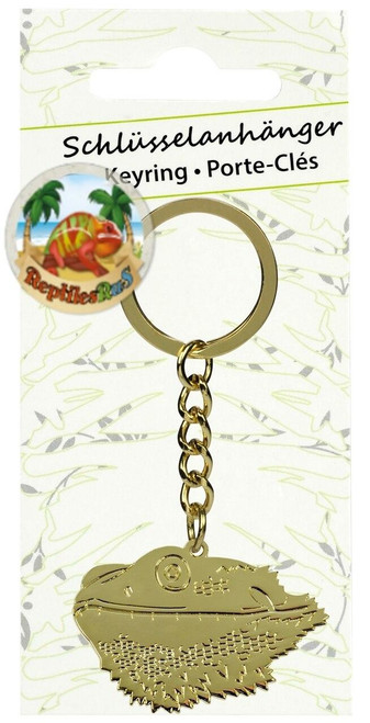 All Things Reptile Metal Keyring Bearded Dragon Head