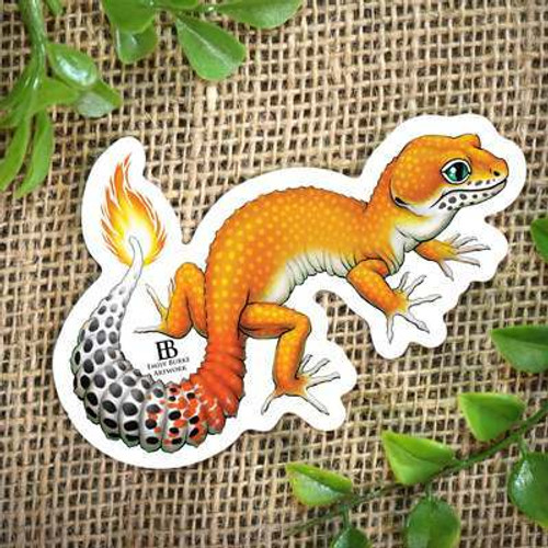 Emily Burke Artwork Reptimon Charmander Sticker By Emily Burke