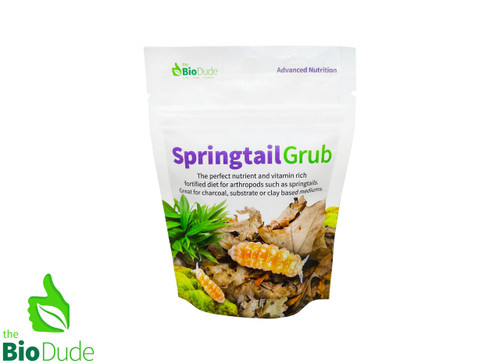 The BioDude SpringGrub Springtail Diet 4oz