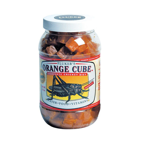 Flukers Flukers Orange Cube Cricket Diet 12oz