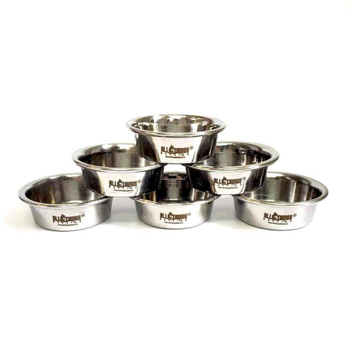 All Things Reptile ATR Stainless Steel Feeding Cups/Dishes 0.5oz - 1 pc All Things Reptile ATR Stainless Steel Feeding Cups/Dishes 0.5oz - 1 pc