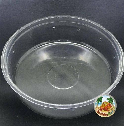 All Things Reptile 6.75 Vented Ultra Clear Deli Cups 32oz 1-pack with Lid