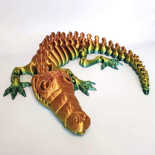ReptilesRuS™ 3D Printed Articulated Crocodile 500016