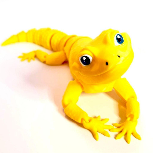 ReptilesRuS™ 3D Printed Articulated Leopard Gecko 500020 