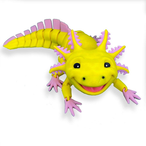 ReptilesRuS™ 3D Printed Articulated Axolotl 500028