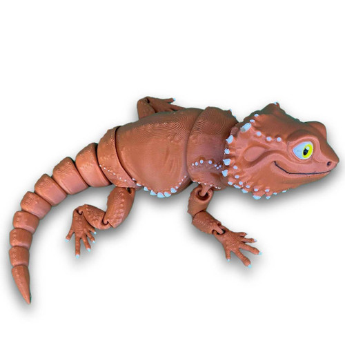 ReptilesRuS™ 3D Printed Articulated Bearded Dragon 500034