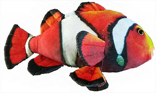 All Things Reptile™ Clownfish Stuffed Toy Plushie 12" 