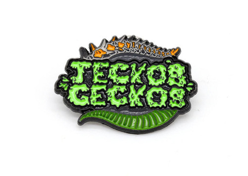  Jecko's Geckos Pin Logo, Glow in the Dark 