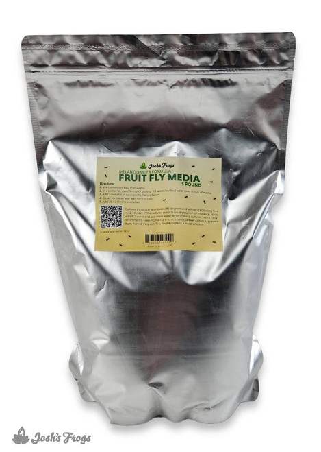 All Things Reptile® Josh's Frogs Melanogaster Fruit Fly Media | 3 lbs / 2.7 Quarts (makes 20 fruit fly cultures) 
