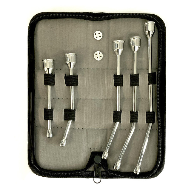 All Things Reptile ATR 5-pc Feeding Nozzle Set With Leather Case