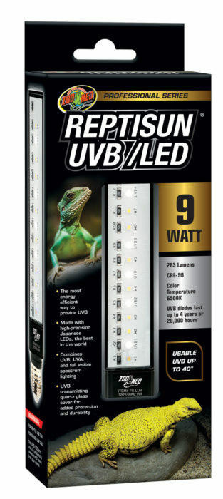 UVランプ REPTISUN UVB/LED 9W Zoo Med ReptiSun® UVB/LED, 6500K, 9W - ReptilesRuS
