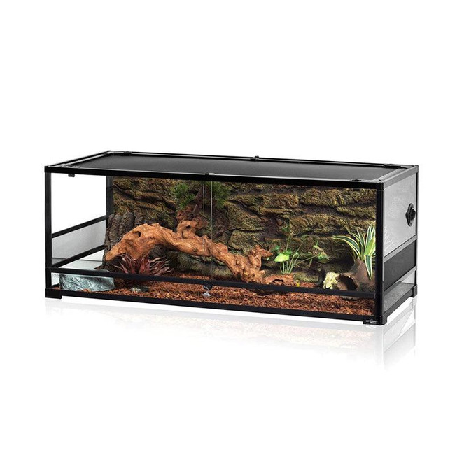 ReptiZoo Flat Packed Reptile Glass Terrariums - Sliding Doors 120 x 45 x 45cm