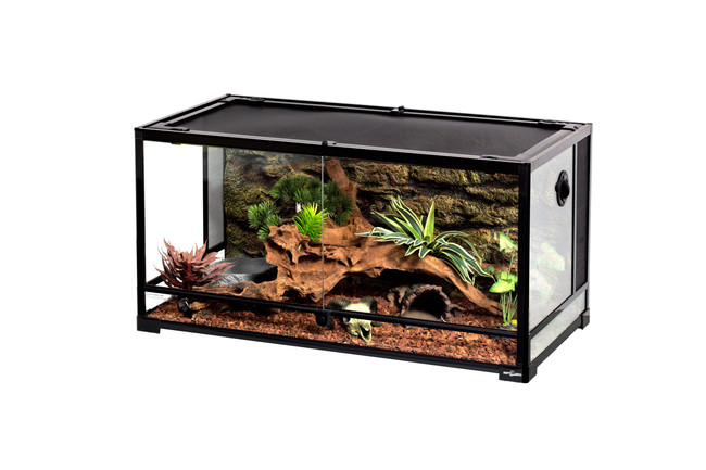 ReptiZoo Flat Packed Reptile Glass Terrariums - Hinge Door 91.4 x 45.7 x 45.7cm