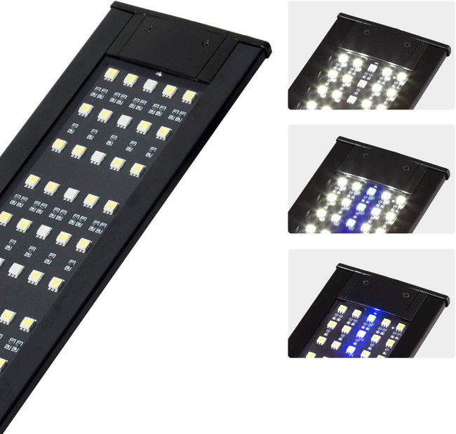 ReptiZoo Led Light Hood With LED001-1 (2pcs Extended Brackets)