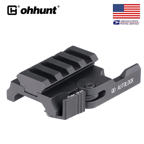 Picatinny QD Optic Riser Mount