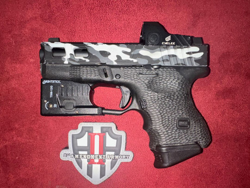 Glock G26 Gen 3, Custom Slide, 9mm