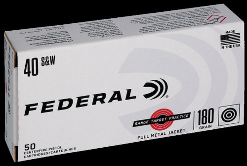 Federal Range & Target 40S&W, 180gr