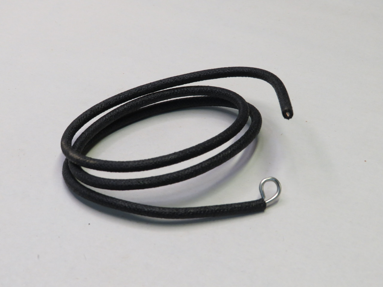 Wire - Black Cloth - Solid Core - 2ft