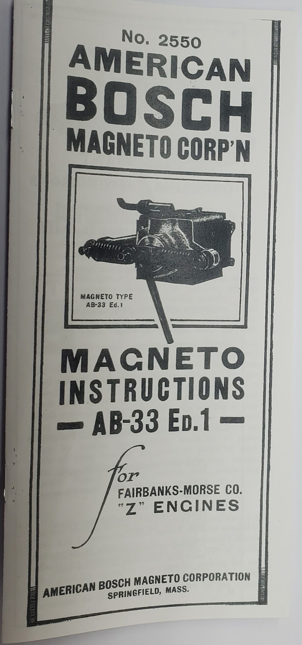 American Bosch Magneto AB 33