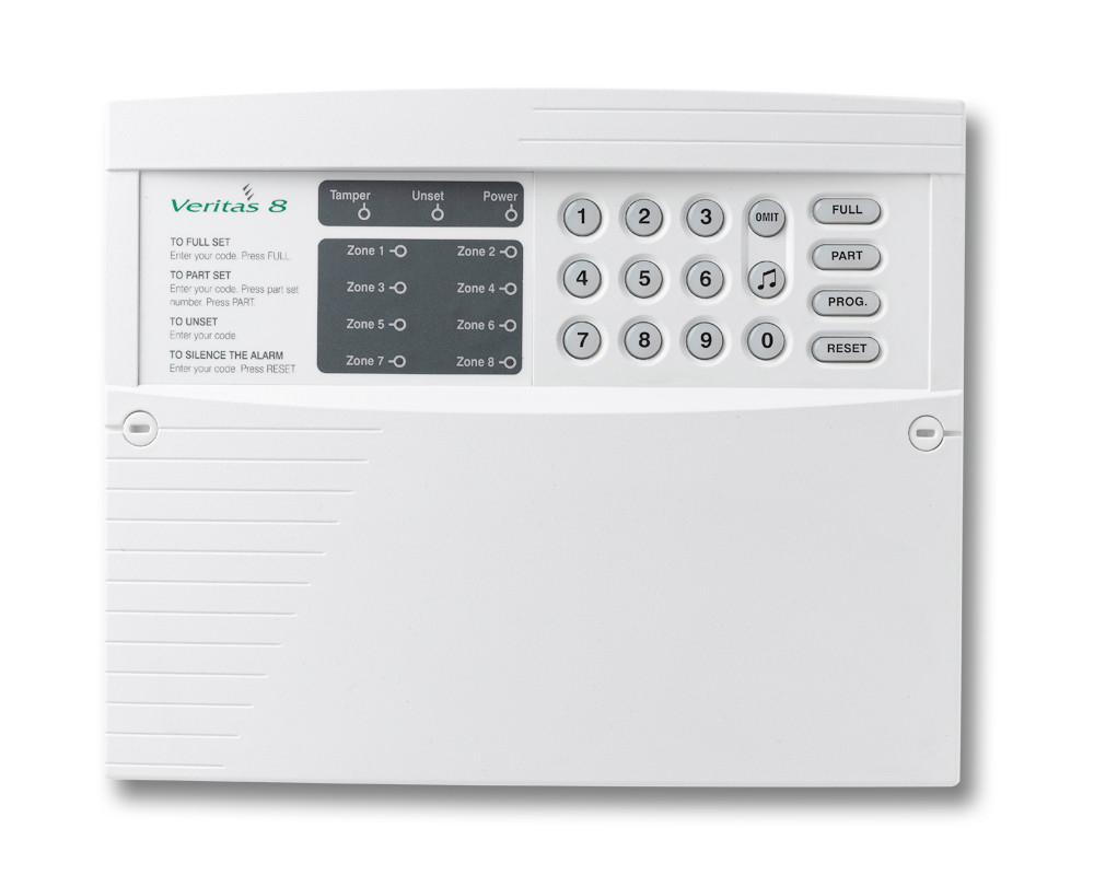 Texecom Veritas 8 8 Zone Control Panel Derby Firelec Ltd